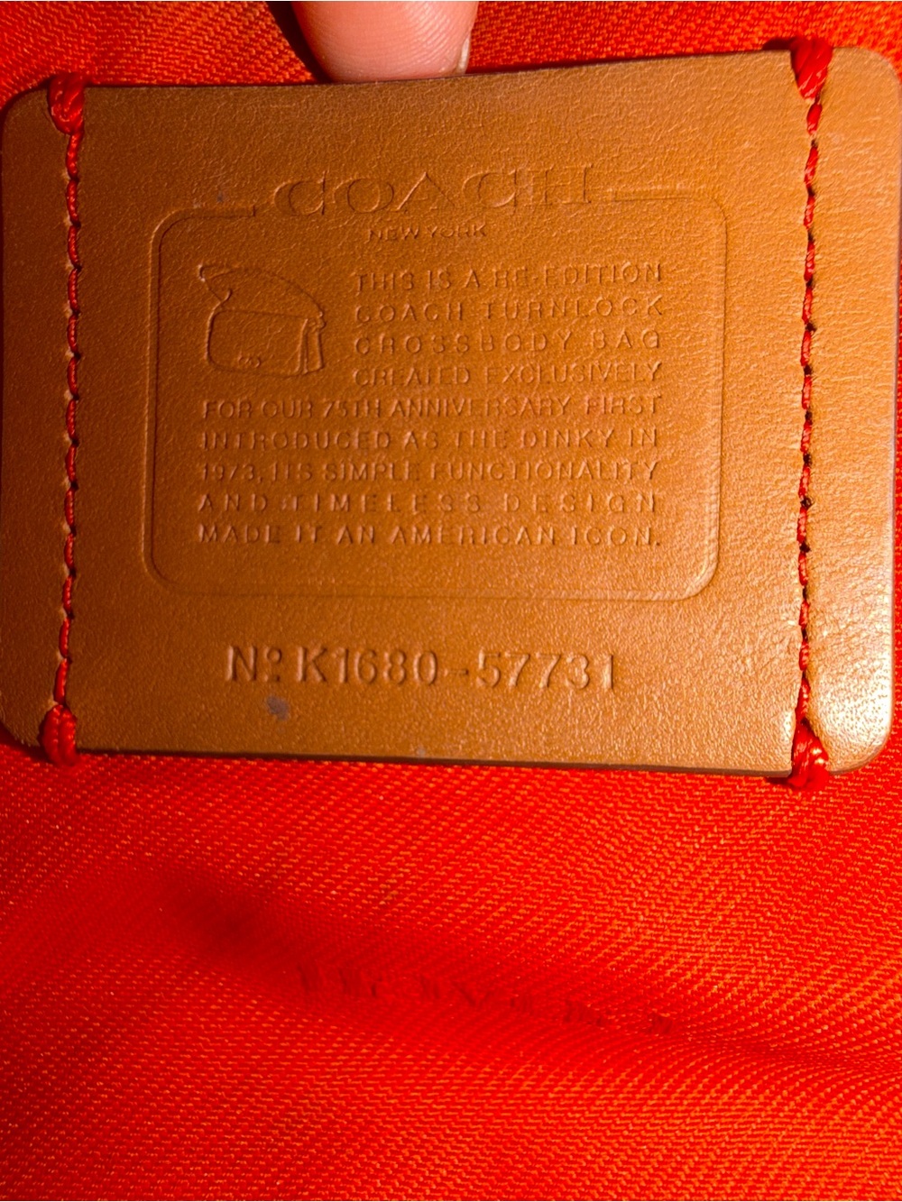 Coach Re-Edition Saddle 18 57731 - Picture 11 of 11